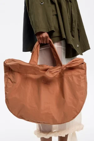 Bolso shopper grande nylon naranja
