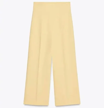 Zara se adelanta a la primavera con estos pantalones de vestir y lucir con zapatillas 7 Merca2.es 5. Pantalones de colección de Culotte ZW