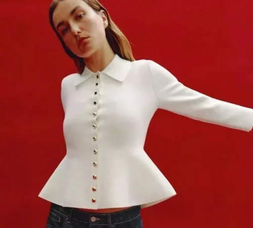 5. Chaqueta peplum: un toque que amamos