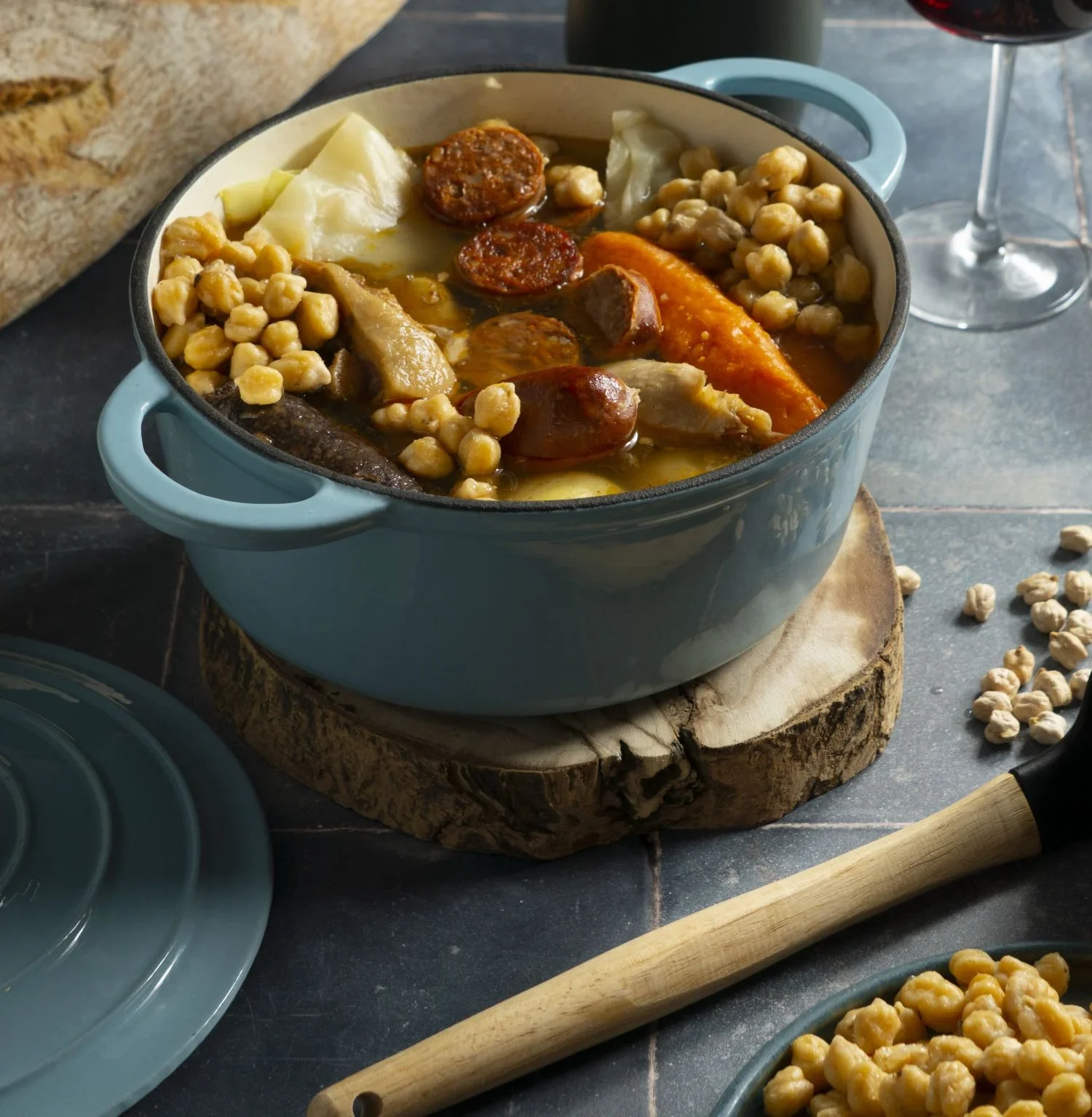 Potaje manchego con rellenos: Un plato tradicional y reconfortante