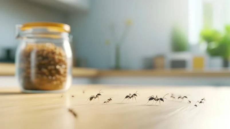 Mejor prevenir que curar con estos trucos para eliminar las hormigas de casa 2 Merca2.es jar ants is table with jar ants Merca2.es