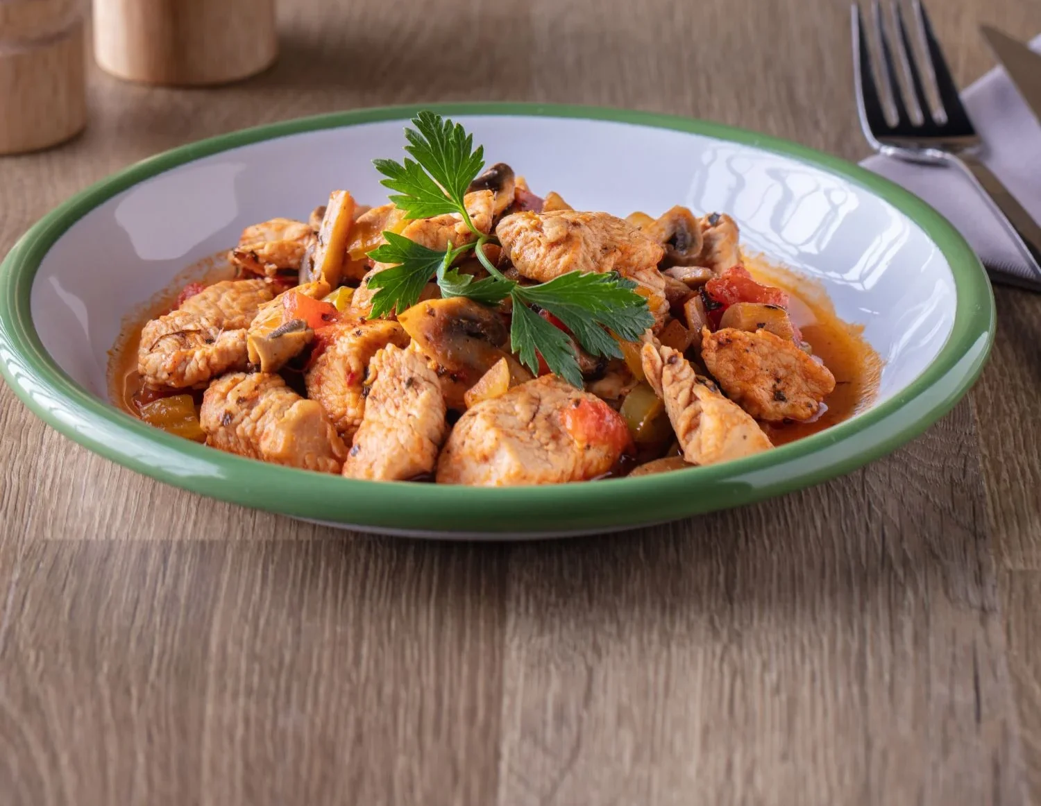 Receta de pollo al ajillo, para chuparse los dedos