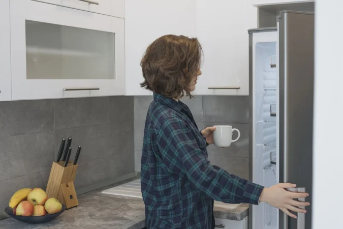 woman with coffee cup home Merca2.es