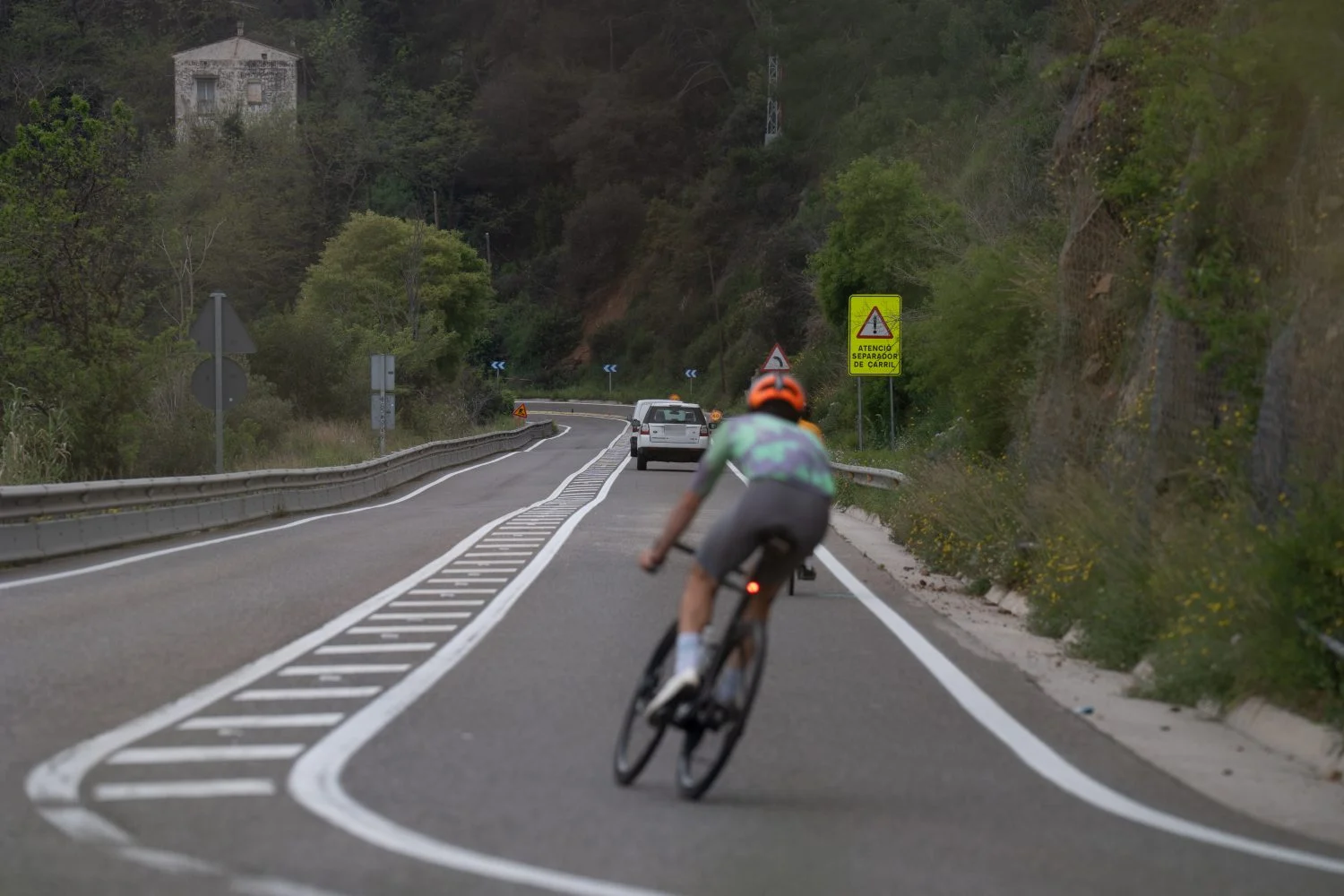 Ciclista en Barcelona. Fuente: Agencias