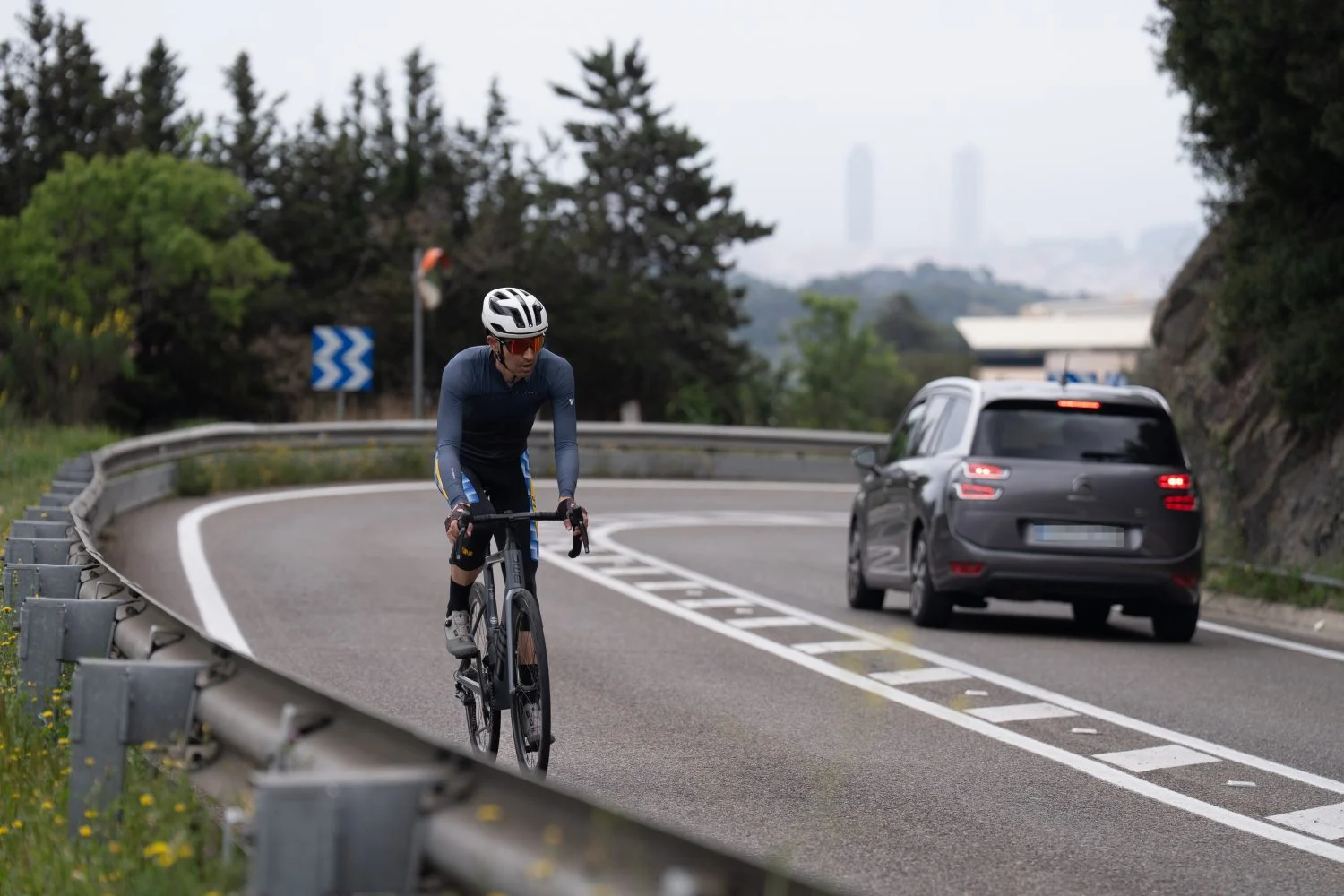 Ciclista en Barcelona. Fuente: Agencias.