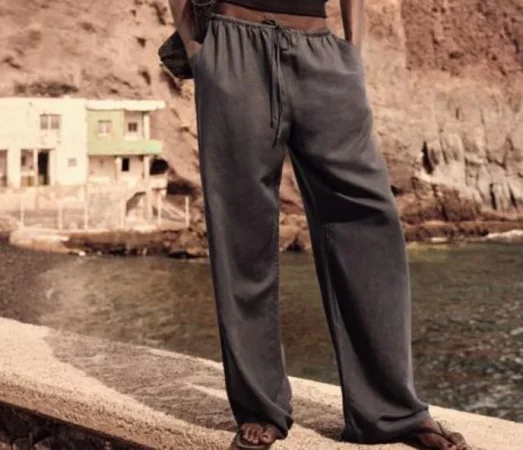8. Pantalones de lino de H&M (27,99 euros)