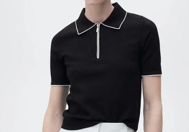 Tipo conexión: el top de Mango para un look más preppy