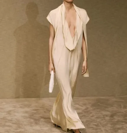 Vestido suelto larguirucho (199 euros)