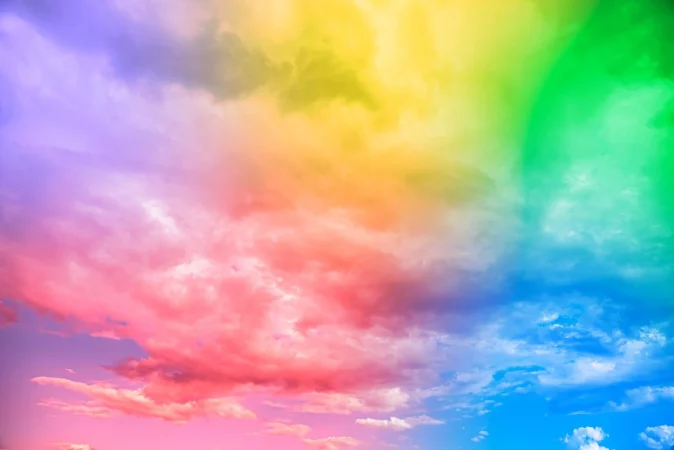 ¿Un arcoíris supernumerario con más colores sería eso?