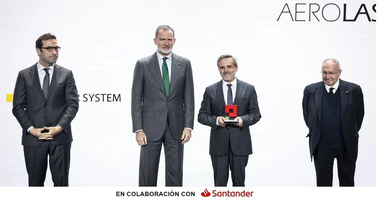 Banco Santander y Cámara de Comercio reconocen la labor del tejido empresarial español con su galardón  ‘Premio Nacional Pyme del Año 2024’ a Aerolaser System