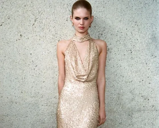 Vestido de lentejuelas (49,95 euros)