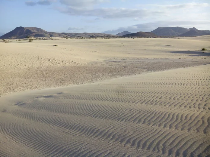 Tienes que ver el desierto africano que apareció de repente en medio de una isla canaria