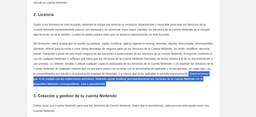 Nintendo puede bloquearte la Switch 2 si pirateas, según sus 'términos y condiciones' 1 Merca2.es Nintendo puede bloquearte la Switch 2 si pirateas, según sus 'términos y condiciones'