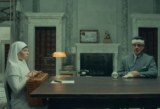 Montblanc en la nueva película de Wes Anderson "La trama fenicia" 1 Merca2.es The Phoenician Scheme Meisterstuck 149 50s Look Merca2.es
