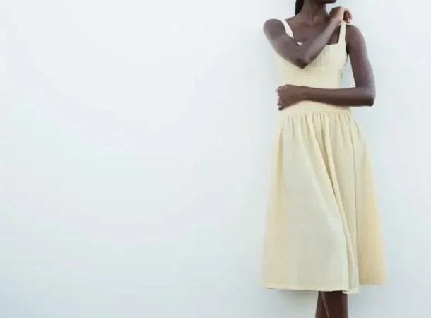 9. Vestido color vainilla (39,95€) – REF: 4813/323/727