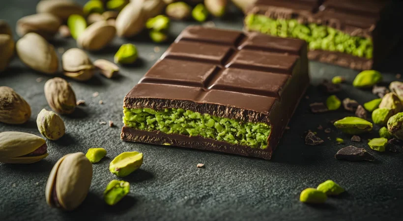 Te enseñamos a hacer el fenómeno del chocolate de Dubái: Lujo crujiente de pistacho en cada bocado 5 Merca2.es chocolate de Dubai
