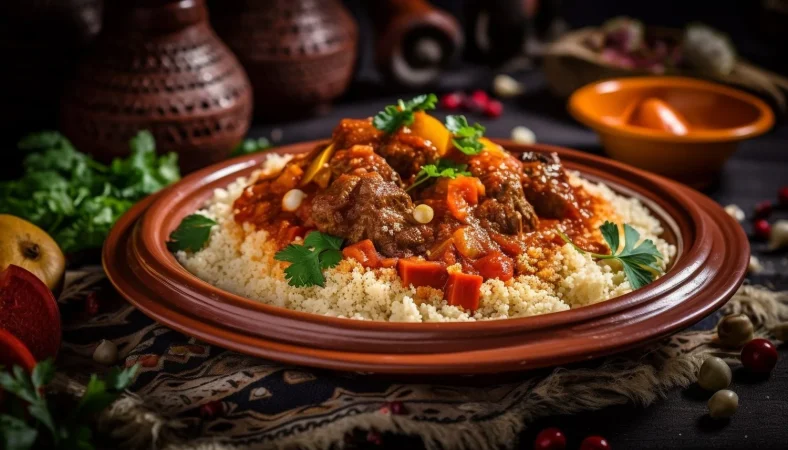 estofado de ternera ecologica gourmet con verduras frescas generado por ia Merca2.es