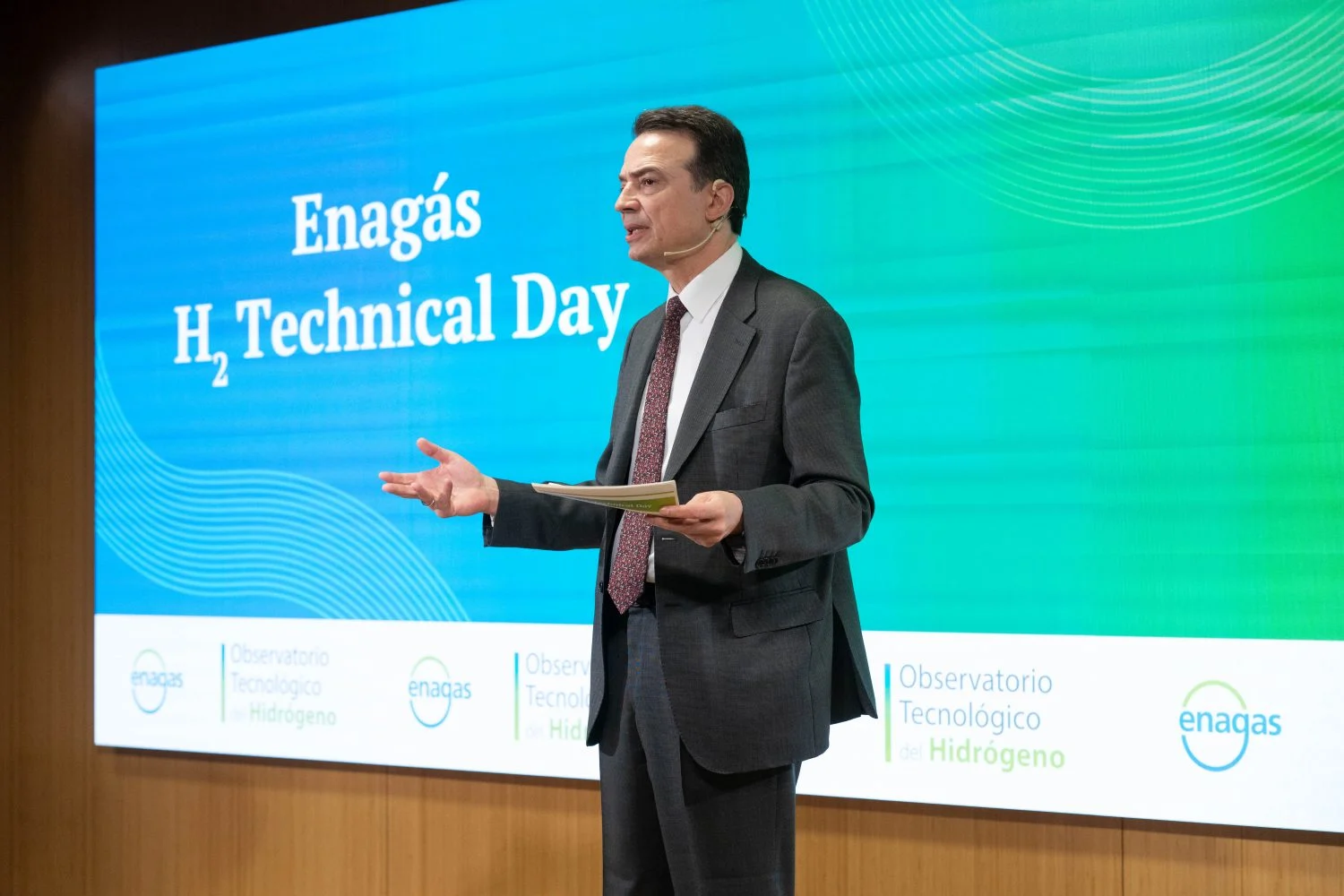 Arturo Gonzalo en el Enagás Hydrogen Technical Day (día del hidrógeno)