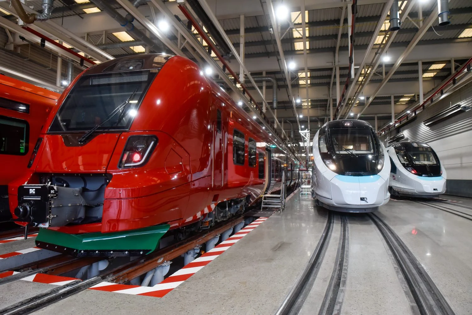 Trenes de cercanías de CAF. Fuente: Agencias