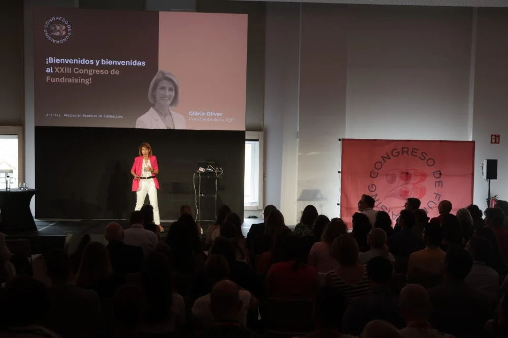 Gloria Oliver en el XXIII Congreso de Fundraising