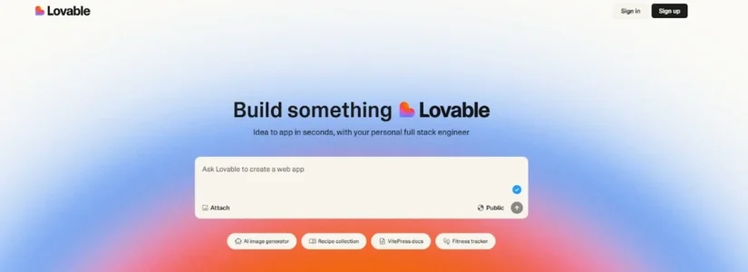 3 mejores creadores de aplicaciones y sitios web de IA sin código 2 Merca2.es Lovable Merca2.es