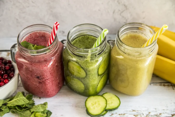 bodegon de delicioso smoothie de verano Merca2.es