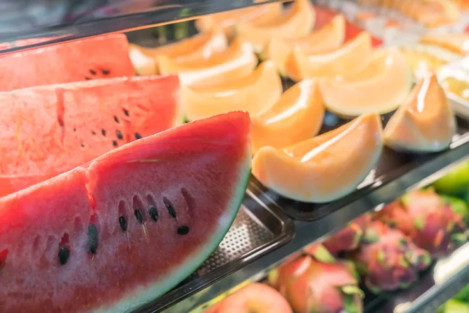 Llaves para consumir fruta de corte de corte sin riesgos