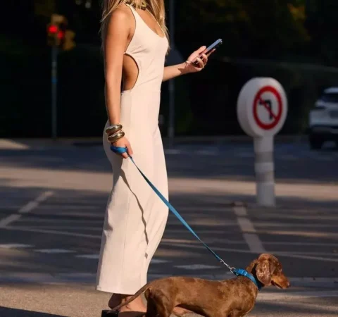 Vestido halter con estructura y espalda descubierta – 25,99 €