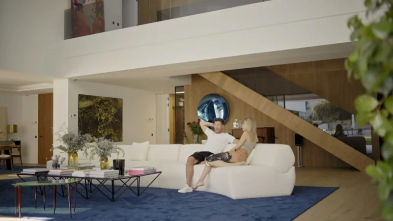 Una casa con hasta siete habitaciones y seis baños