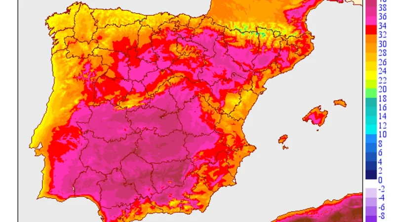 La AEMET activa alertas por altas temperaturas en gran parte de España, con especial riesgo en el sur 14 Merca2.es Las provincias en alerta: el mapa del calor