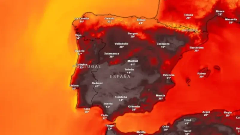 Zonas de advertencia de naranja: el calor se aprieta fuerte