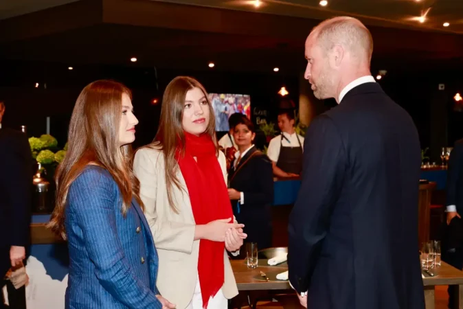 Encuentro con la realeza británica