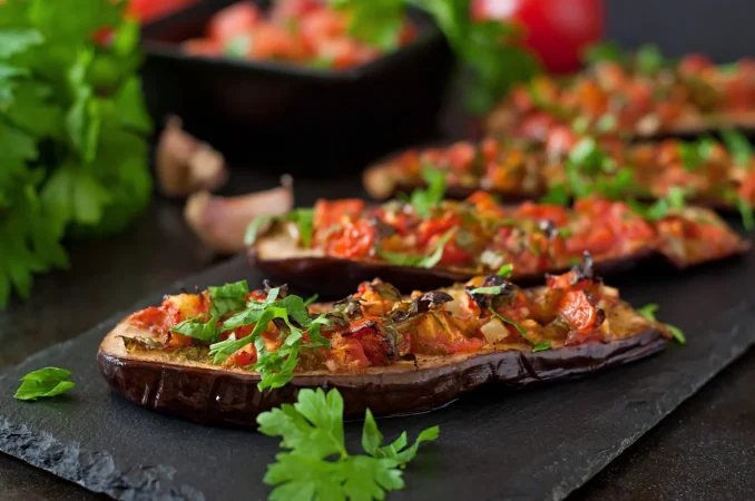 berenjenas al horno con tomate ajo y pimenton Merca2.es