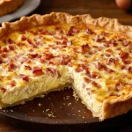 Aprendiendo a hacer una deliciosa quiche de bacon con queso, un plato para toda la familia