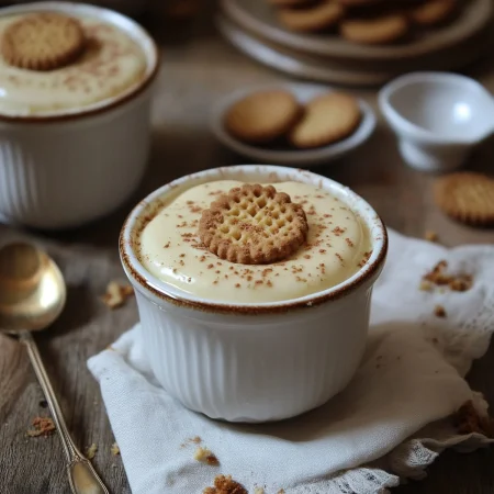 una taza de cafe con una galleta en el medio Merca2.es