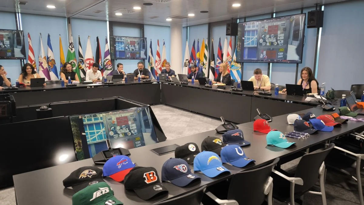 Reunión con la NFL en la sede de LALIGA en Madrid