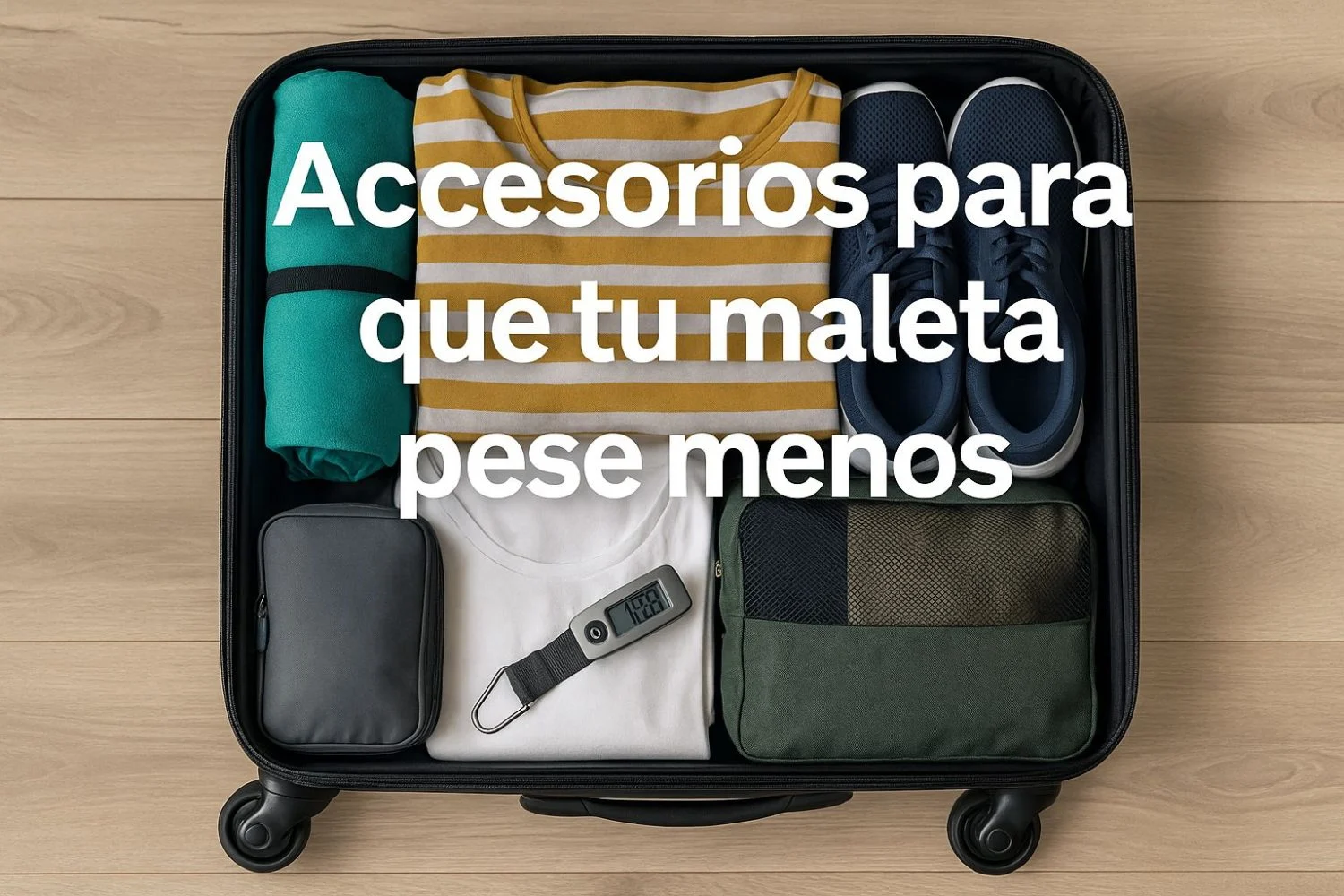 Maleta con poco peso para no pagar peso extra