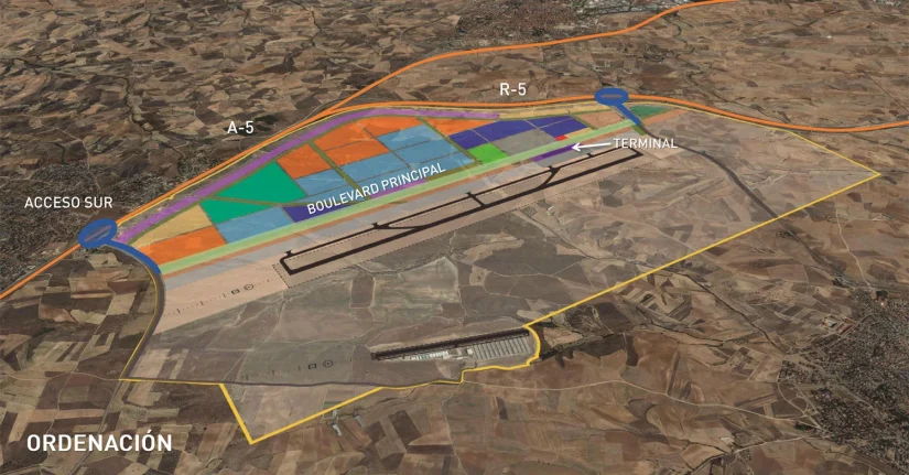 El silencio de Air City Madrid Sur y el Gobierno nubla el futuro del segundo aeropuerto de Madrid 1 Merca2.es Proyecto original del aeropuerto como parece en la web de Air City Madrid Sur