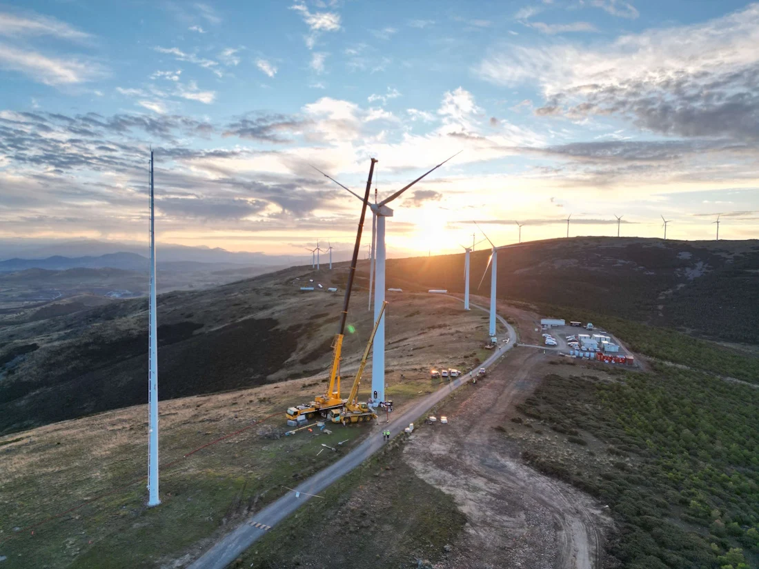 De 22 a 4 aerogeneradores, Endesa conecta su planta eólica repotenciada más grande de España