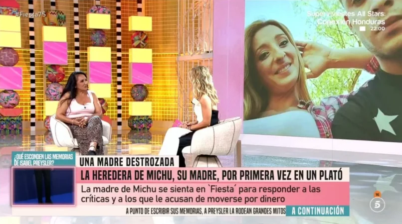 La madre de Michu aparece en Telecinco y revela lo que nadie sabe de la muerte de su hija 47 Merca2.es Inmaculada hablando en Fiesta Merca2.es