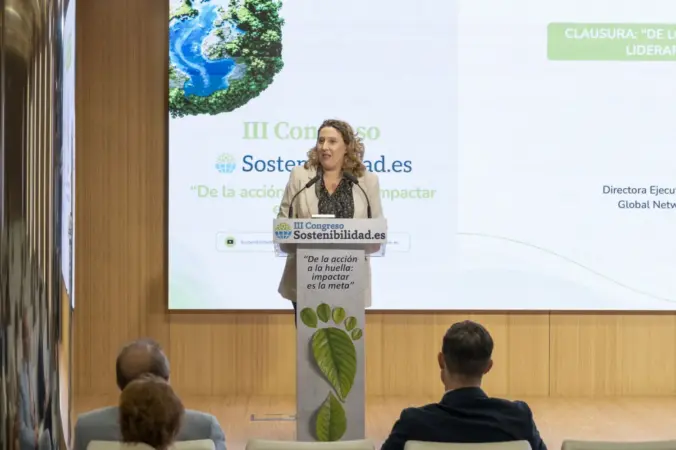 Cristina Sánchez llama a convertir los compromisos de sostenibilidad en resultados medibles